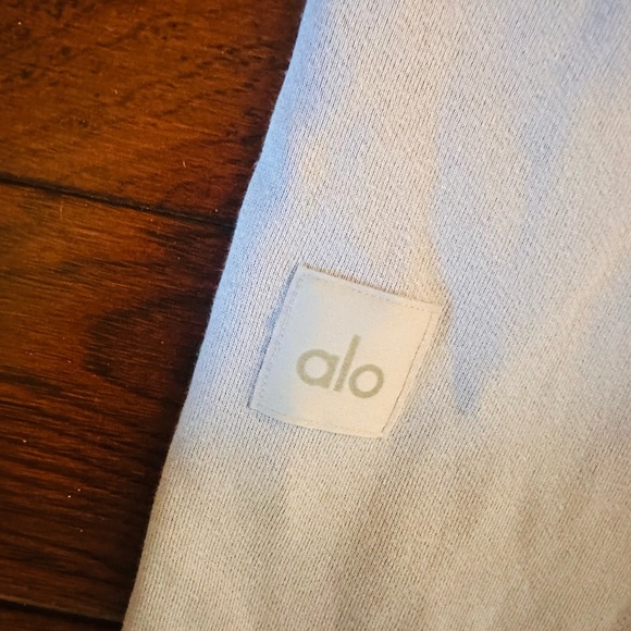 ALO Yoga winter frost Serenity  Knit wide leg sweat pants XS - Picture 9 of 9